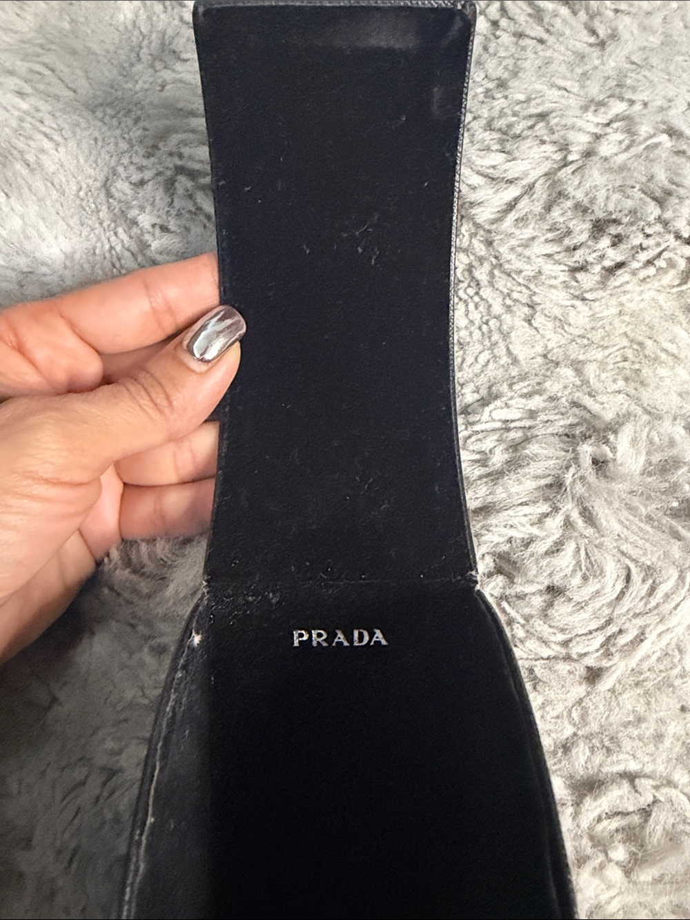 Prada unisex Black/Brown Gradient Shield Sunglasses - Picture 12 of 14
